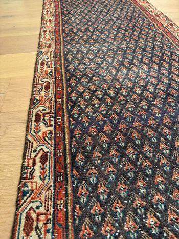 2’5” x 9’9” Vintage Handmade Persian Arak Runner Rug - photo 3