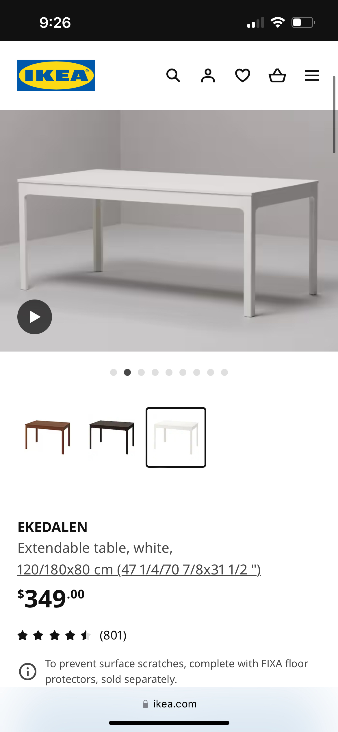 Extendable dining table - photo 2