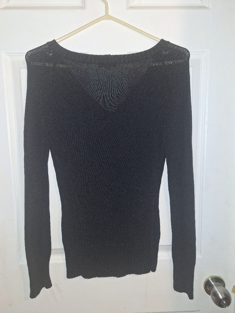 UNTil MAY 21ST ONLY :Club Monaco Black Sweater image indicator(3)