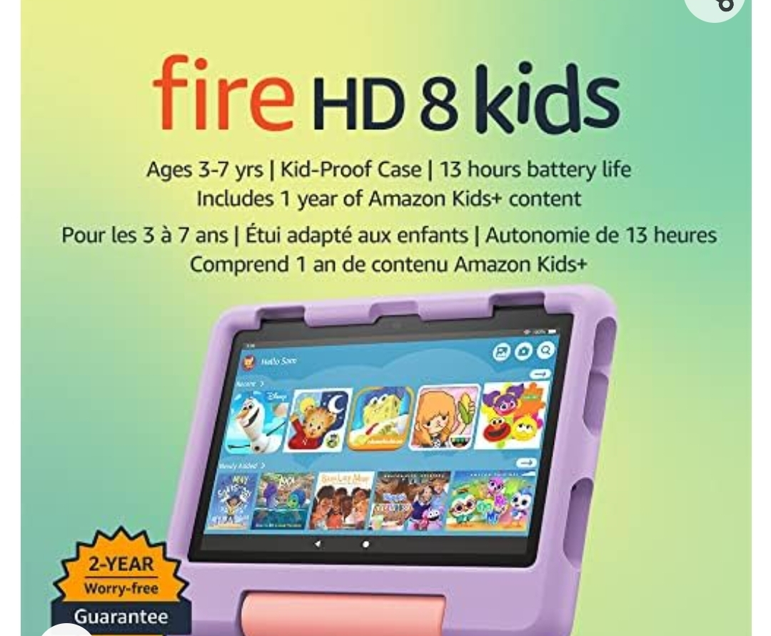 kid's Amazon fire tablet 3 to 7 years - photo 2