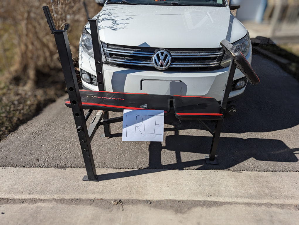 Workout Bench #freecycle