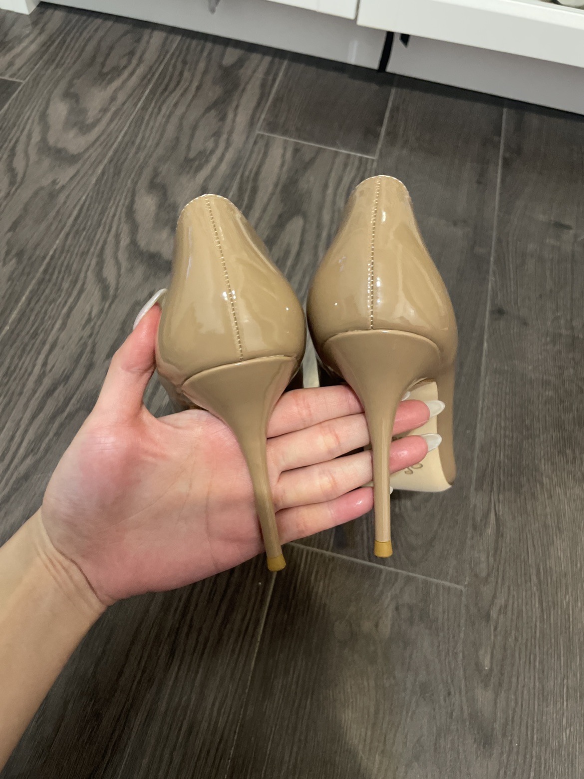 Nude patent pump 95mm size 38 - photo 3