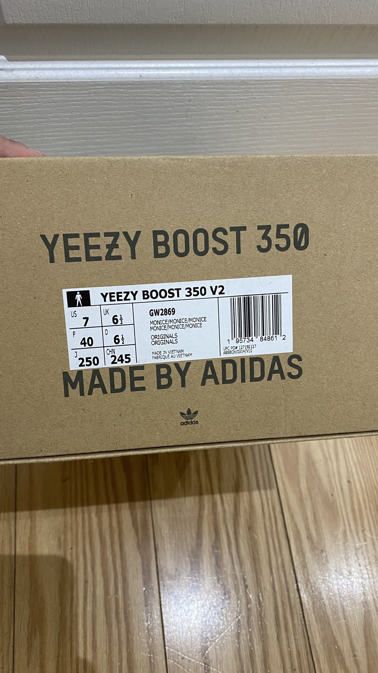 Yeezy boost 350 V2 Mono Ice image indicator(6)
