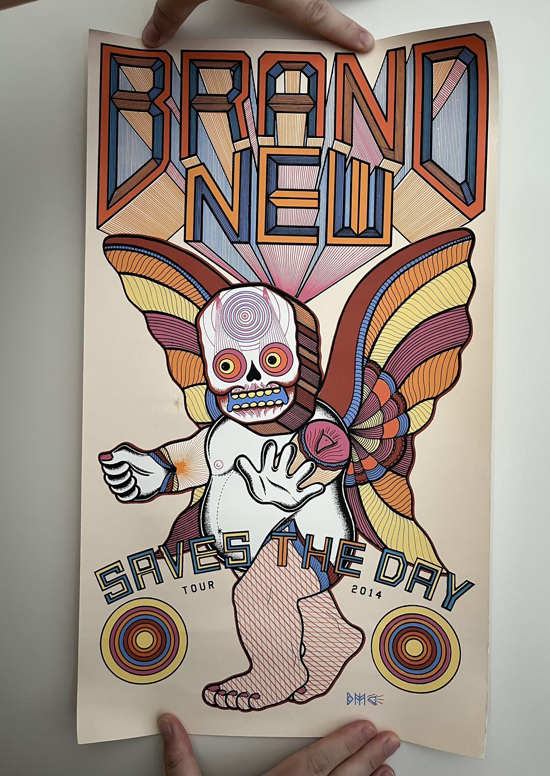Brand New and Saves The Day 2014 tour poster thumbnail