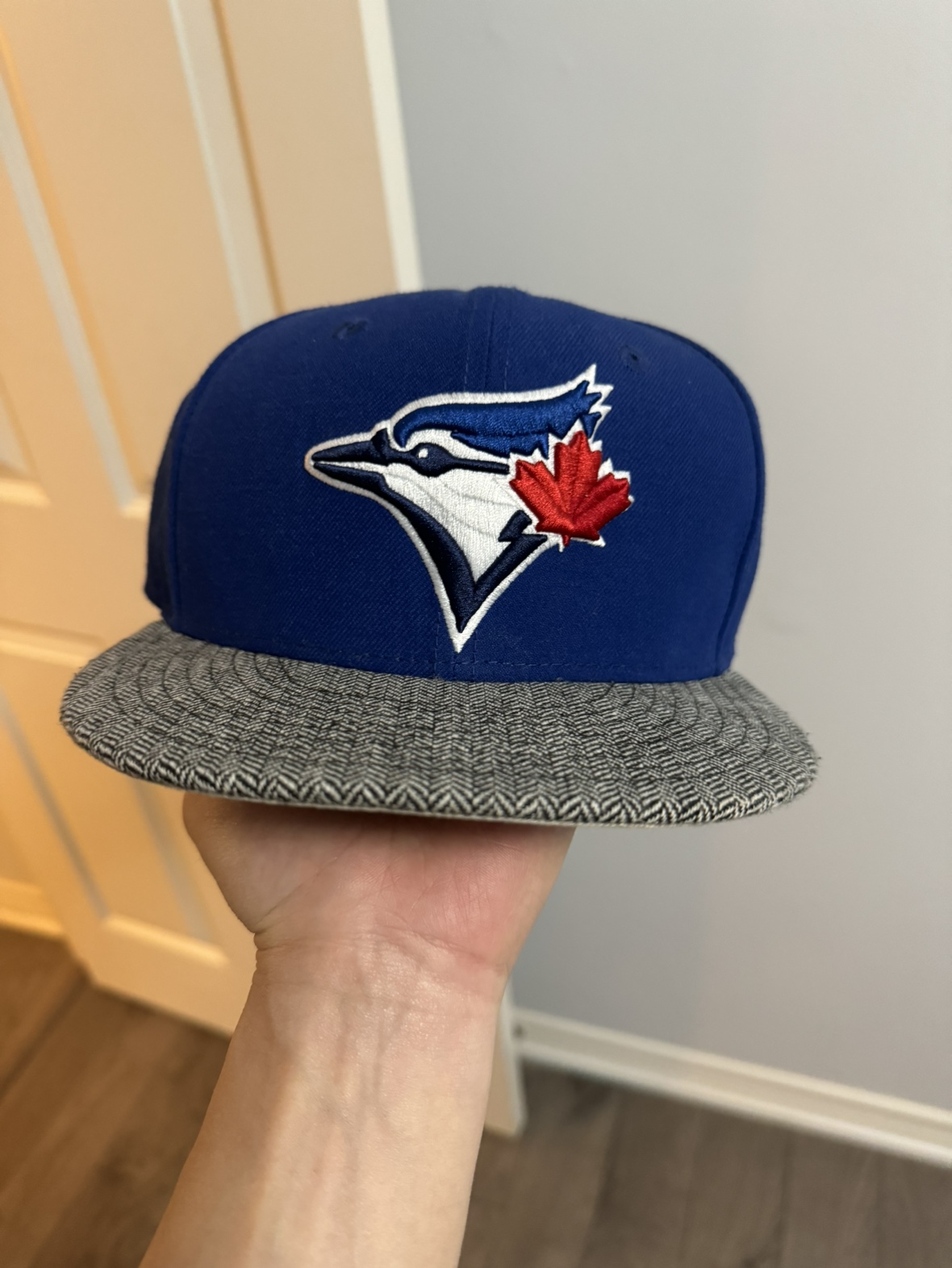 Blue Jays New Era & Leather Snapback hat