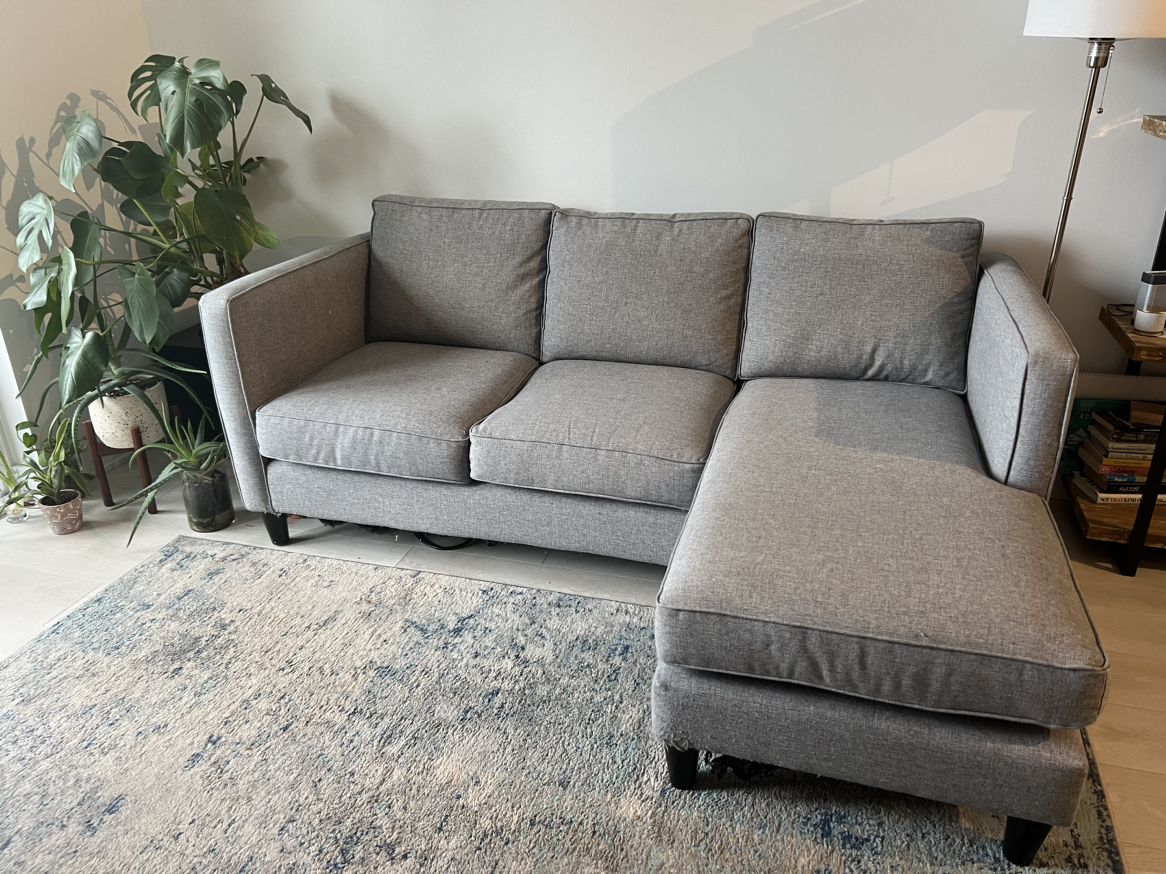 Reversible L Shaped Sectional Couch - photo 2