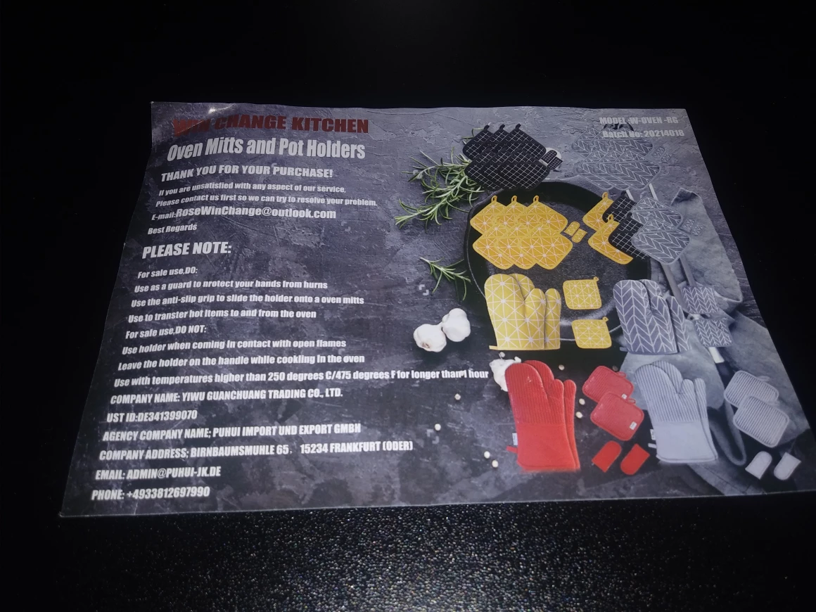 🏈 NEW!   Oven Mitts & Pot Holder image indicator(8)