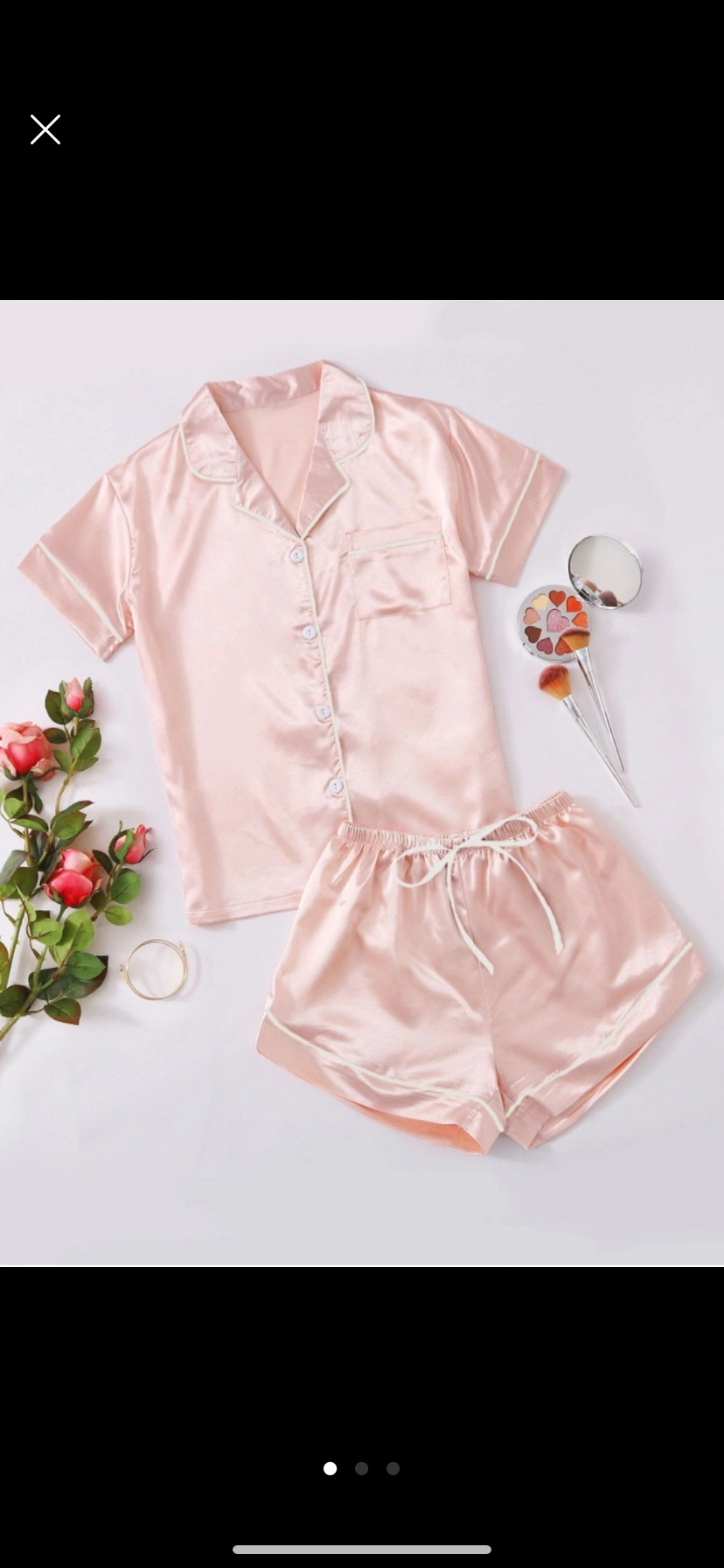 SHEIN rose pink pjs set thumbnail