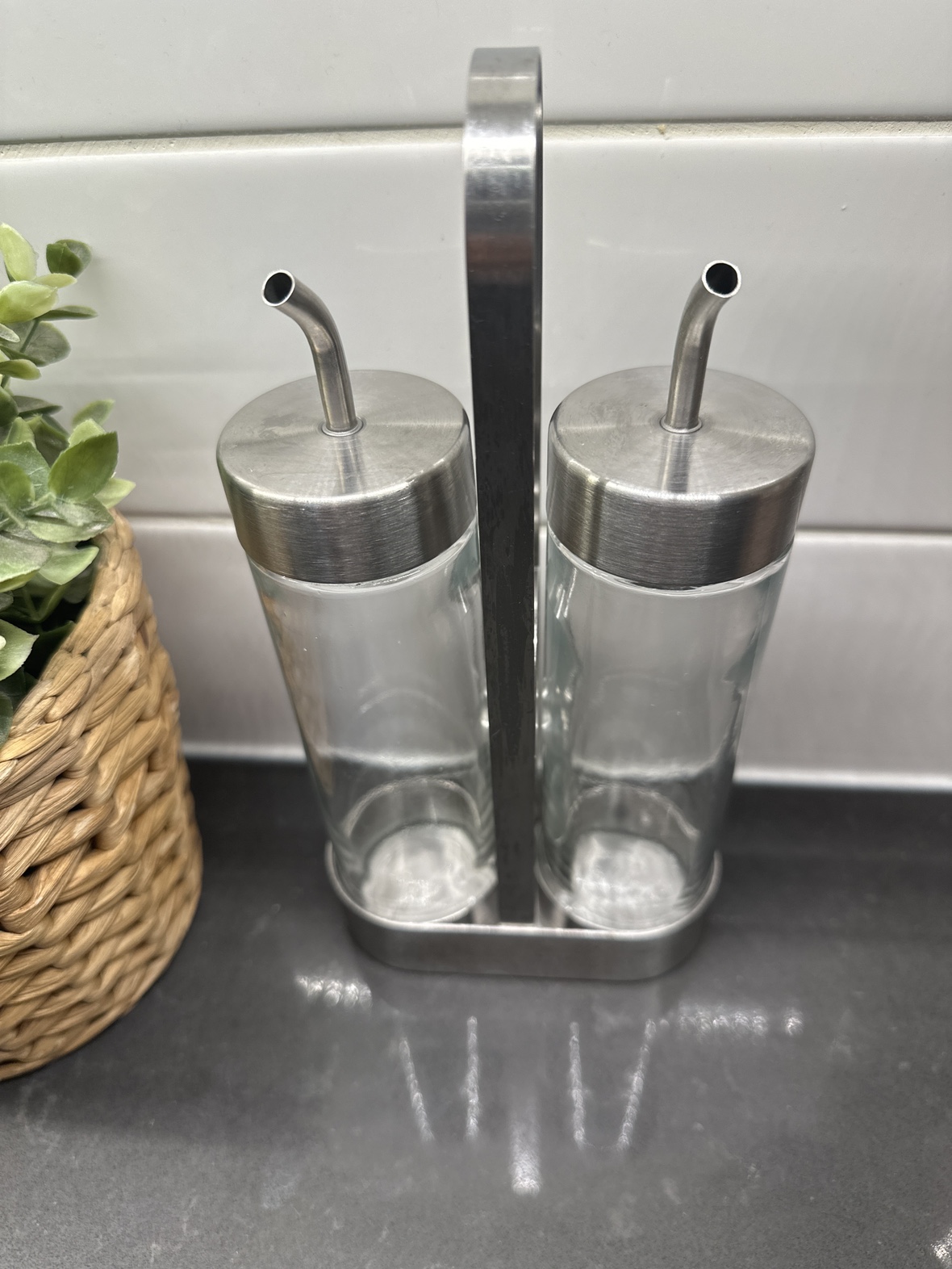 Ikea 3 piece oil & vinegar set image indicator(3)