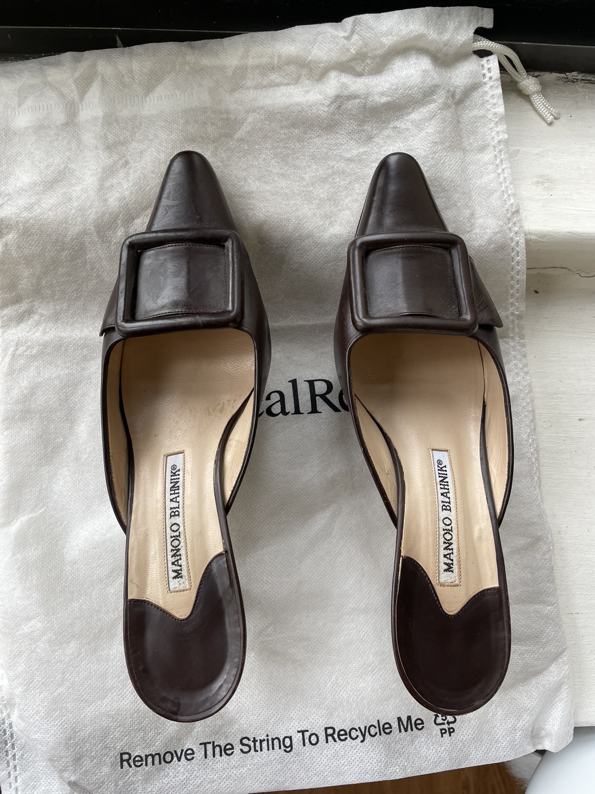 Manolo maysale mules brown - photo 3