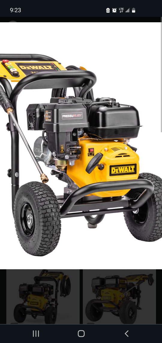 Dewalt pressure washer