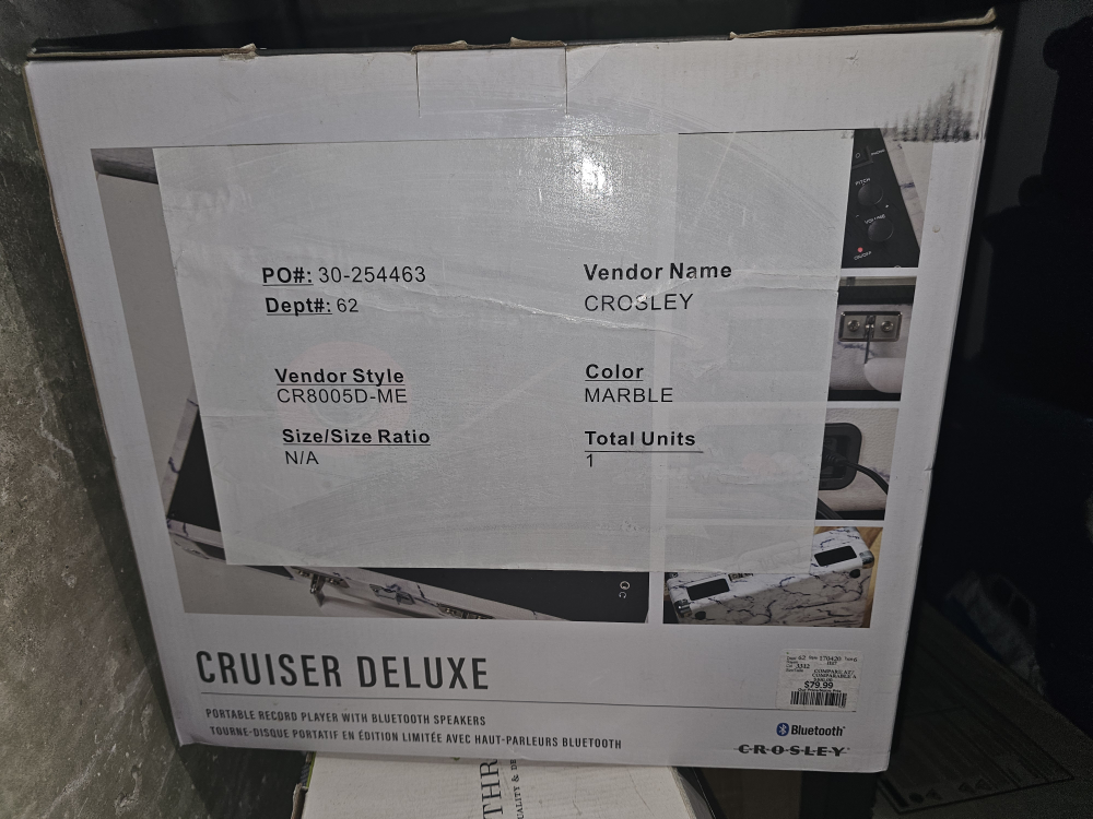 Crosley Delux Portable Record player with Bluetooth image indicator(2)