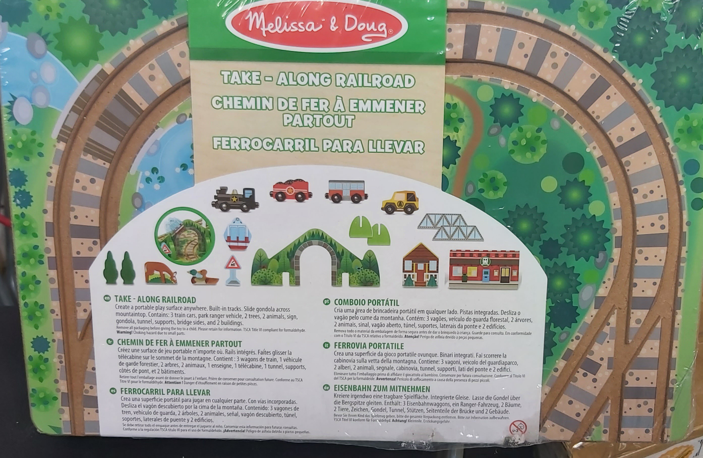 Melissa & Doug Portable Train Set 🏈🏈 - photo 2