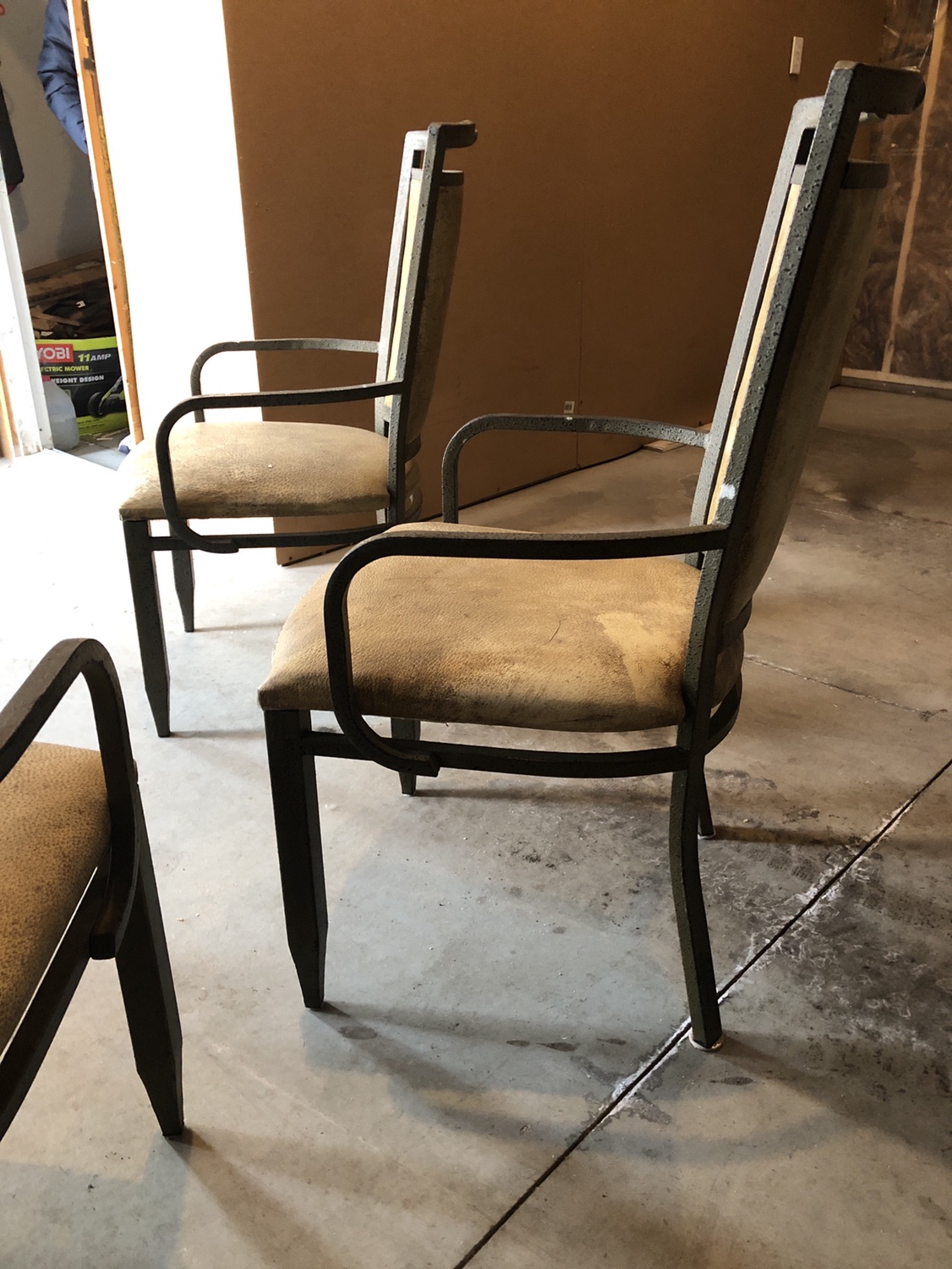Solid wrought iron chairs - photo 2