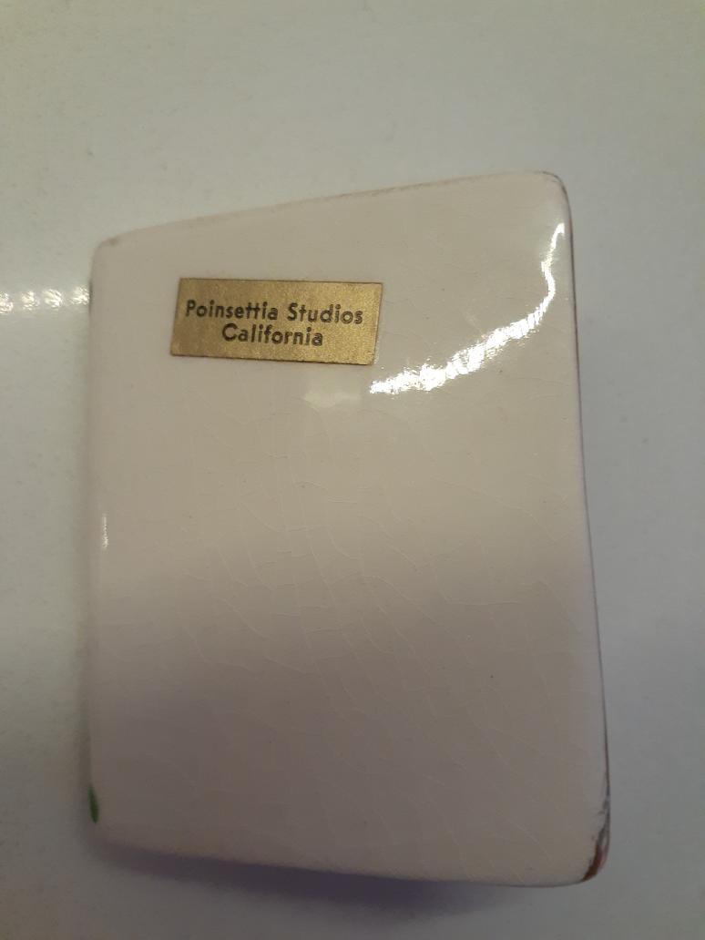 Vintage Poinsettia Studios California Salt and Pepper Shakers image indicator(6)