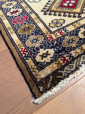 2'1" x 3'1" Vintage Handmade Persian Torkaman Rug - photo 4