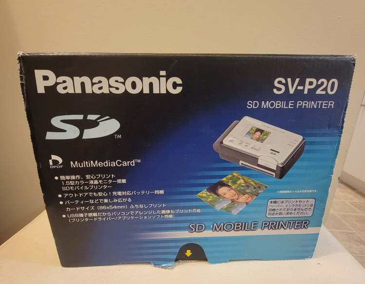 PANASONIC SV-P20 MOBILE PRINTER thumbnail