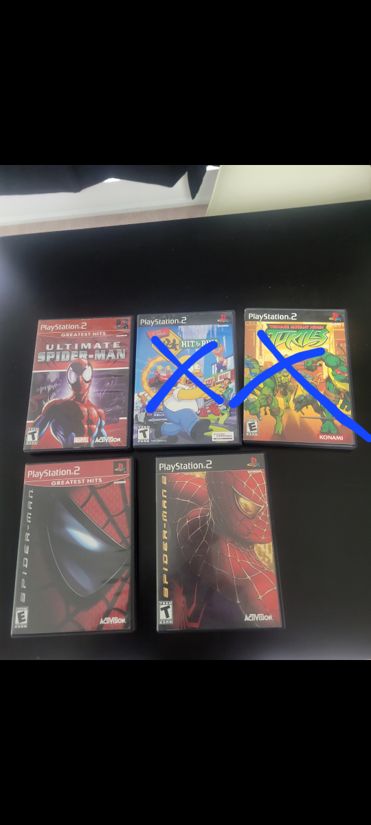 3 ps2 Spiderman games thumbnail