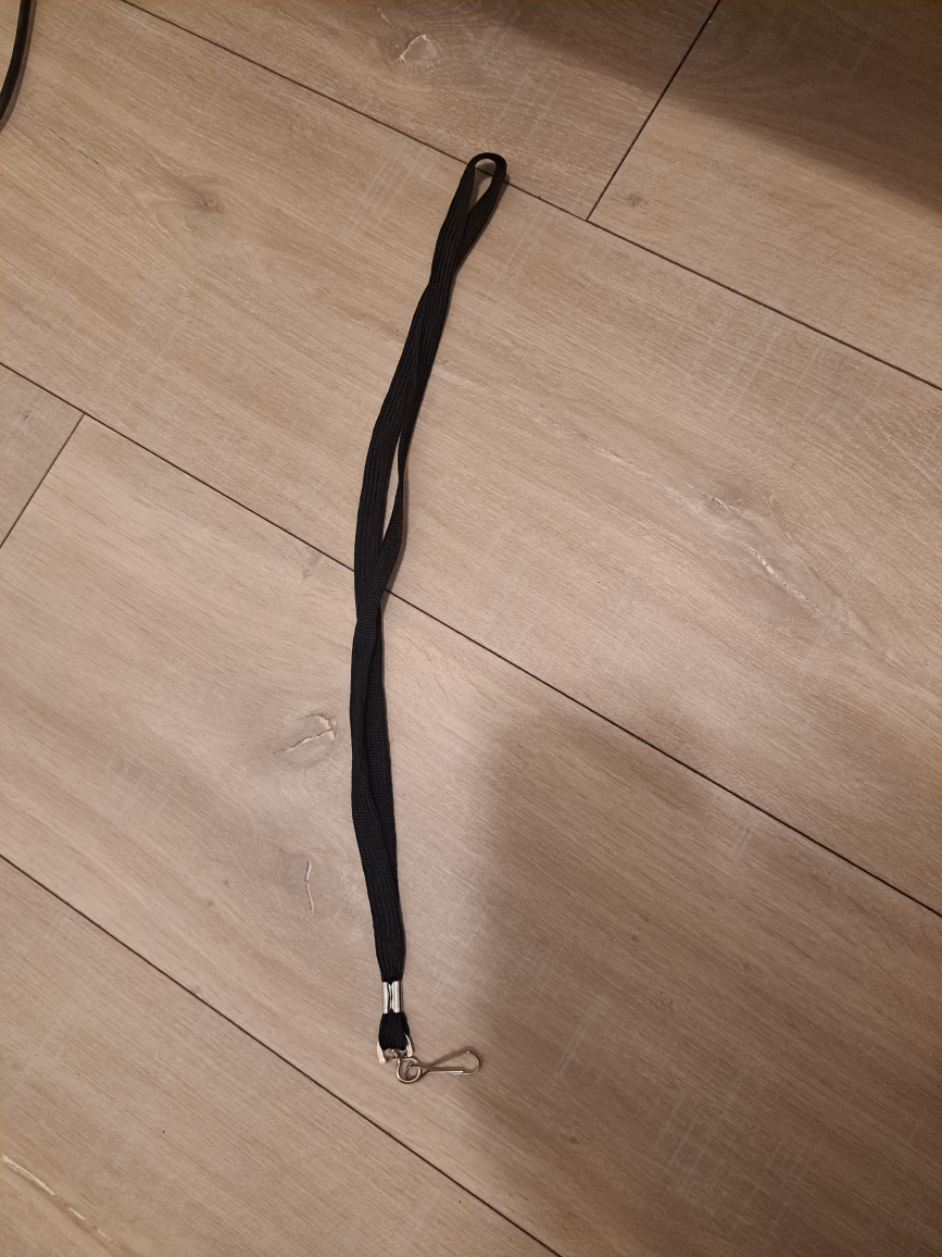 black lanyard