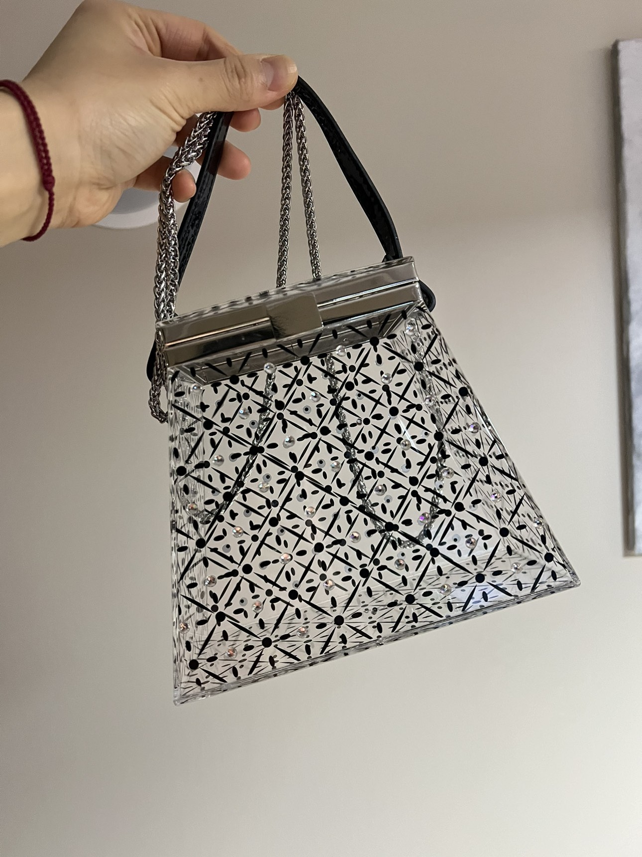 Zara box bag purse