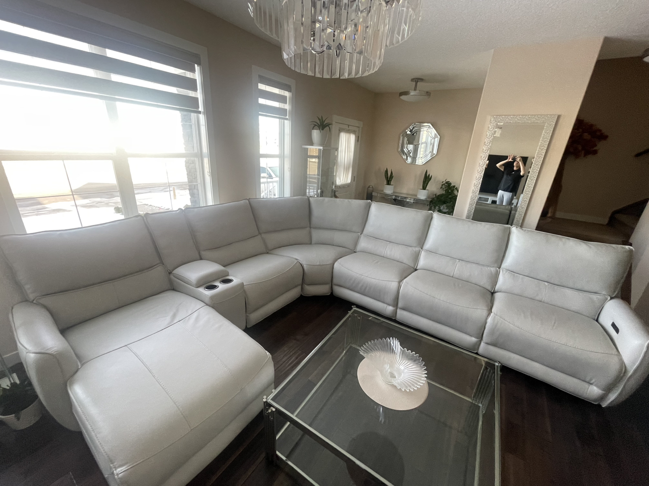 Leather sofa - photo 4