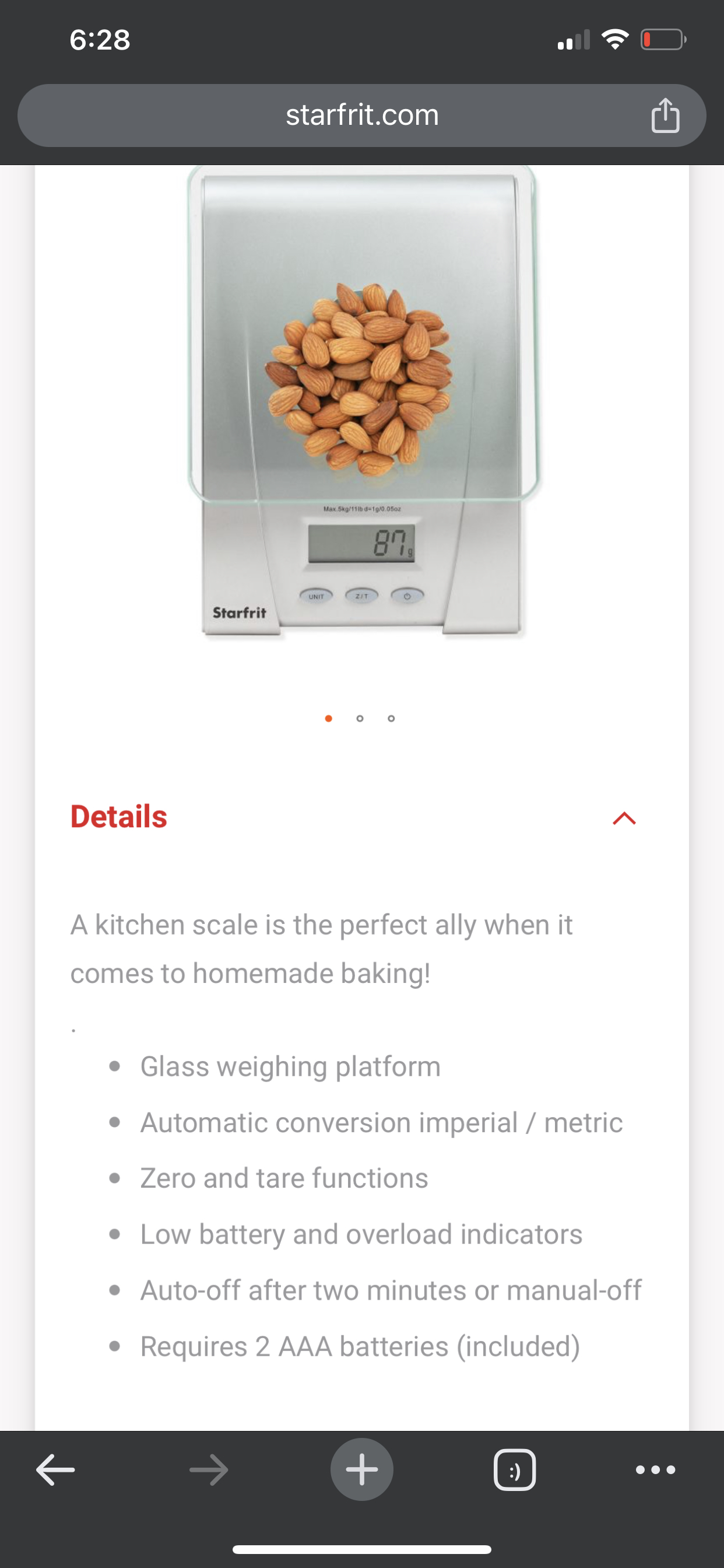 Starfrit Digital Scale ( New in sealed Box) - photo 2