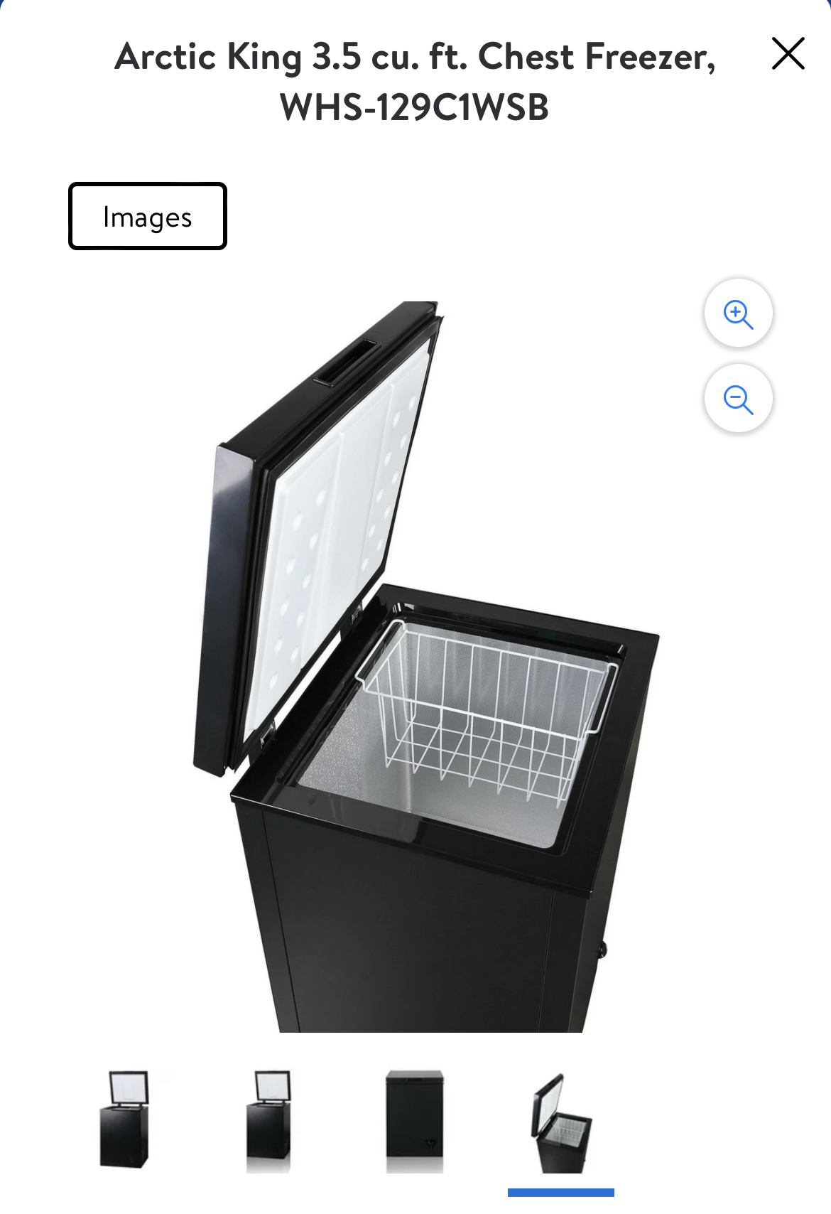 Arctic King 3 5 cu ft Chest Freezer
