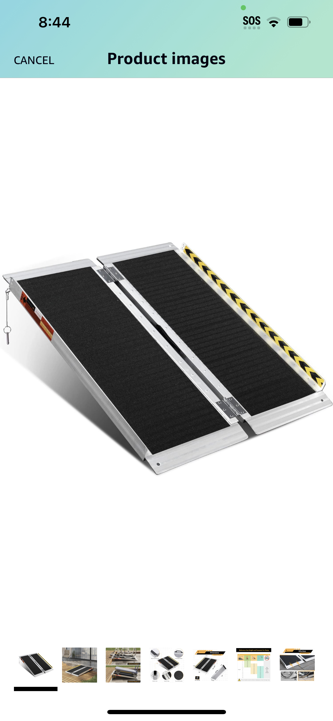 Wheelchair ramp 3FT #288 thumbnail