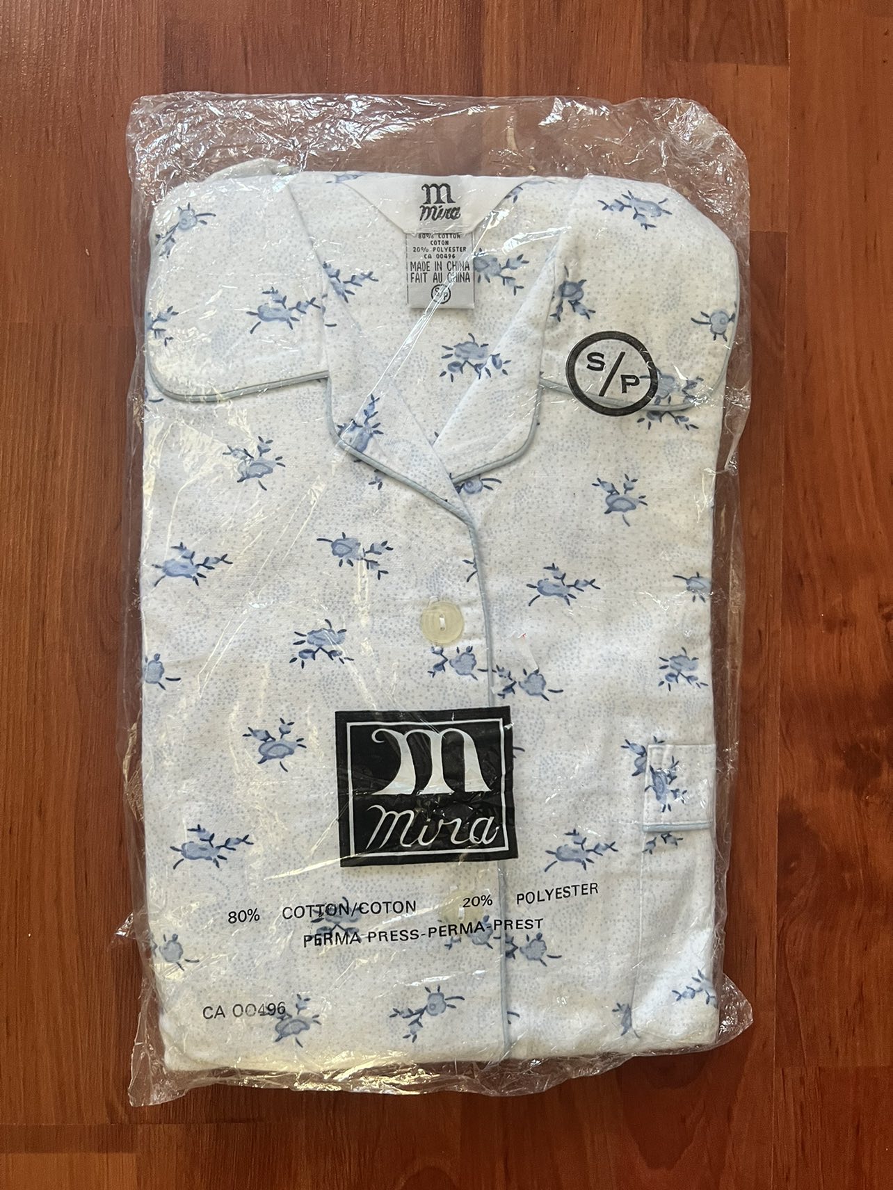 New Ladies Cotton Pajamas Set, size S thumbnail