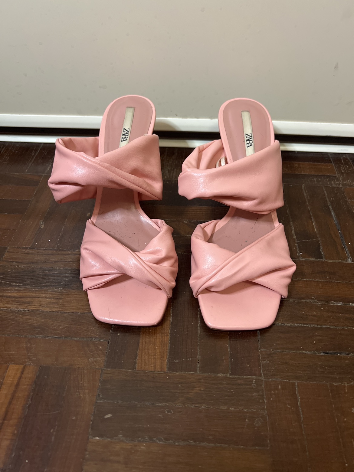Zara pink stilettos