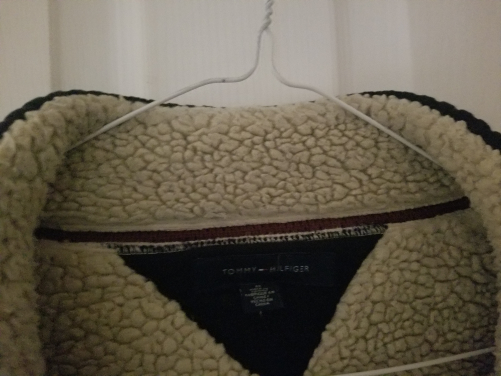 Tommy Hilfiger fleece or wool lined knit coat image indicator(6)