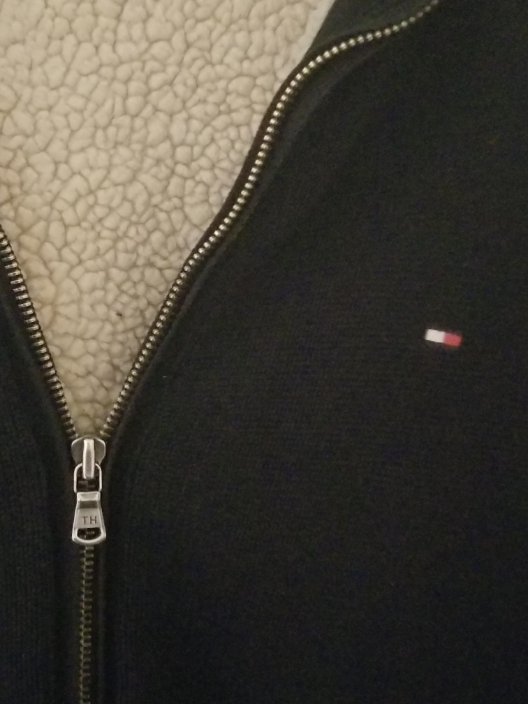 Tommy Hilfiger fleece or wool lined knit coat image indicator(7)