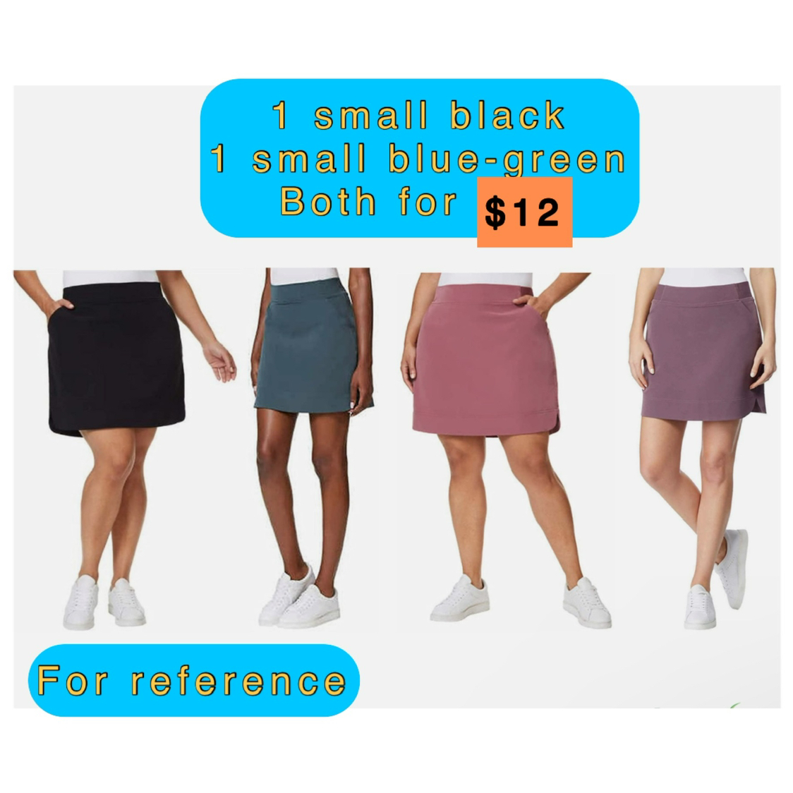 Selling TWO 32 degrees brand cycling short-skirt thumbnail