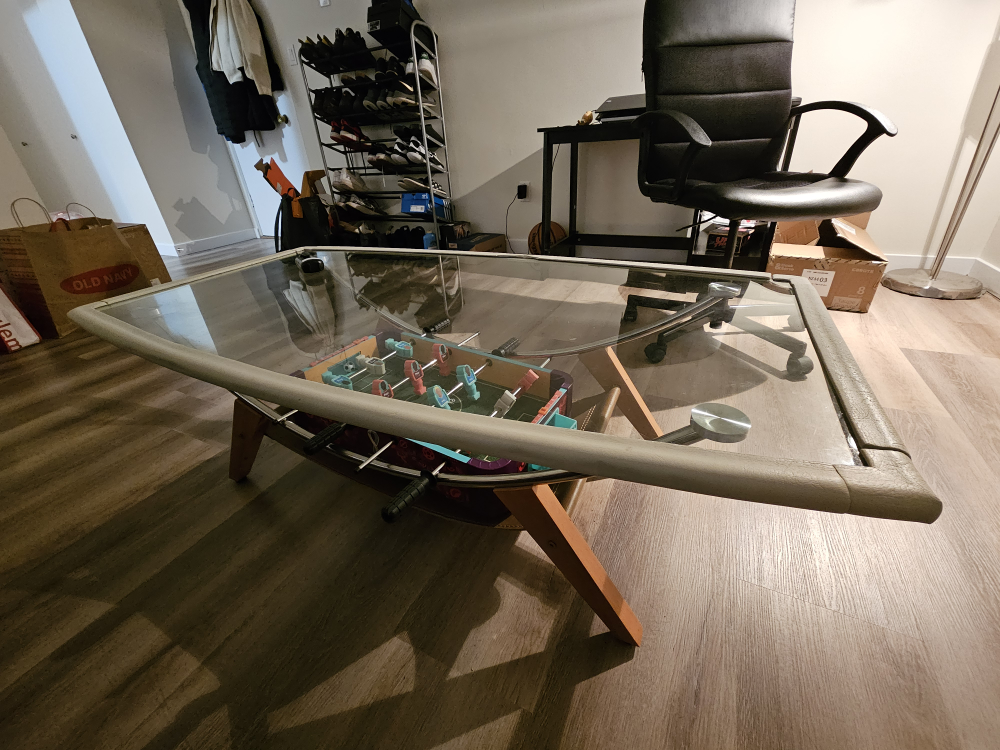 coffee glass table - photo 2