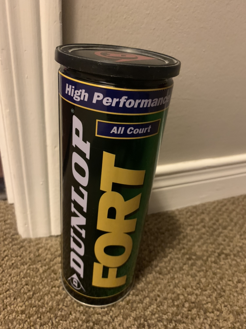 2 dunlop tennis balls new never used thumbnail