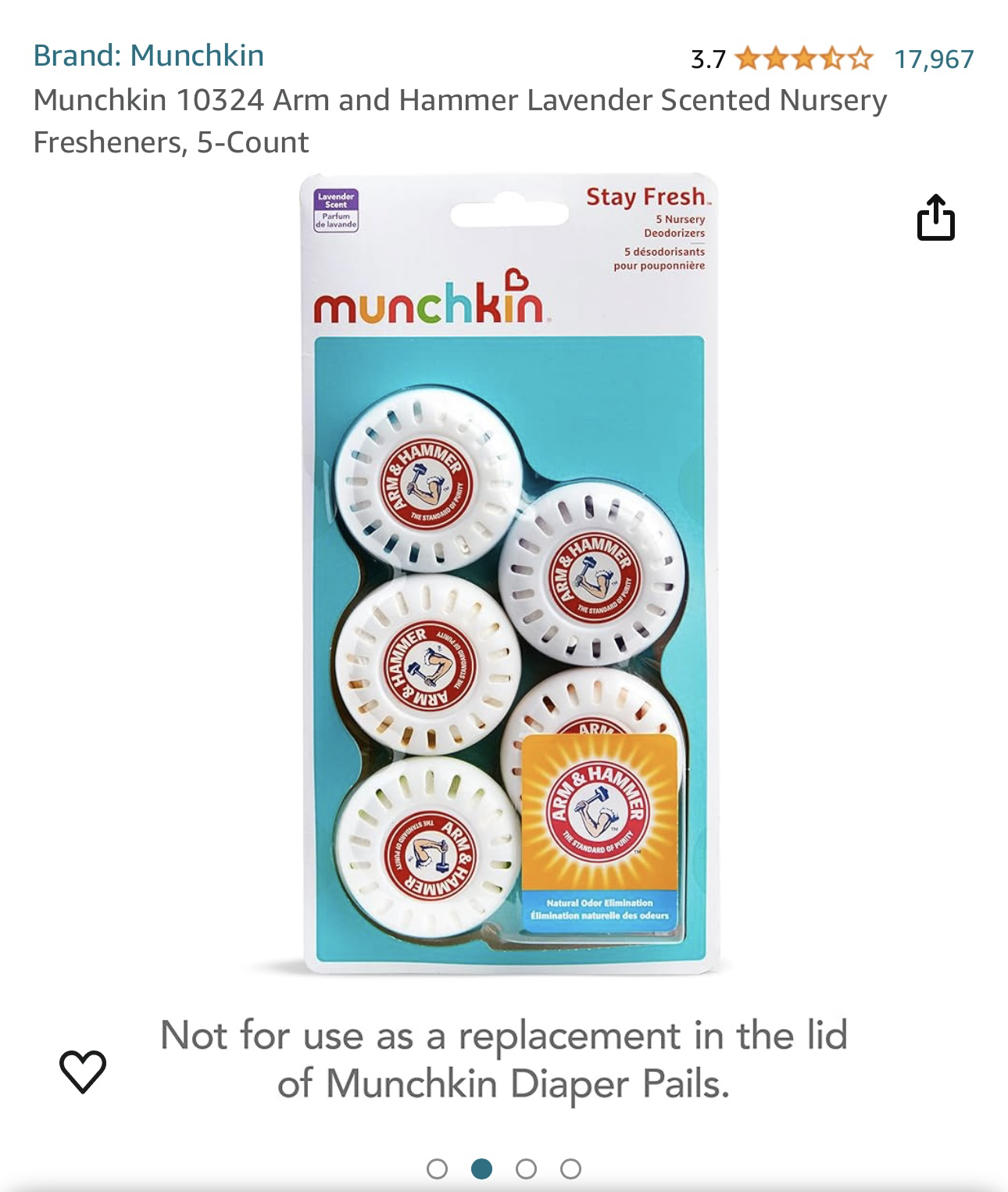 Diaper Genie Elite,3 new genie refill,3 Munchkins fragrance image indicator(8)