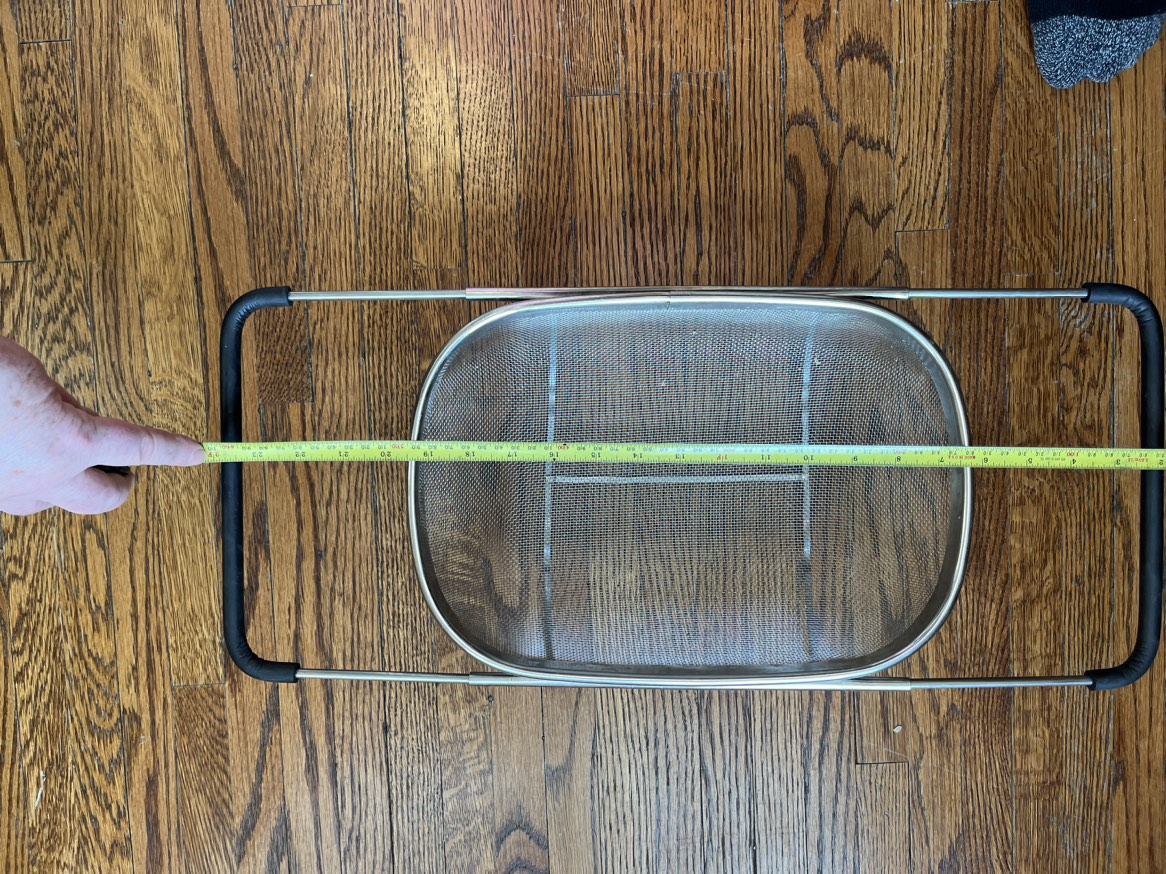 Stainless steel sink basket - photo 4