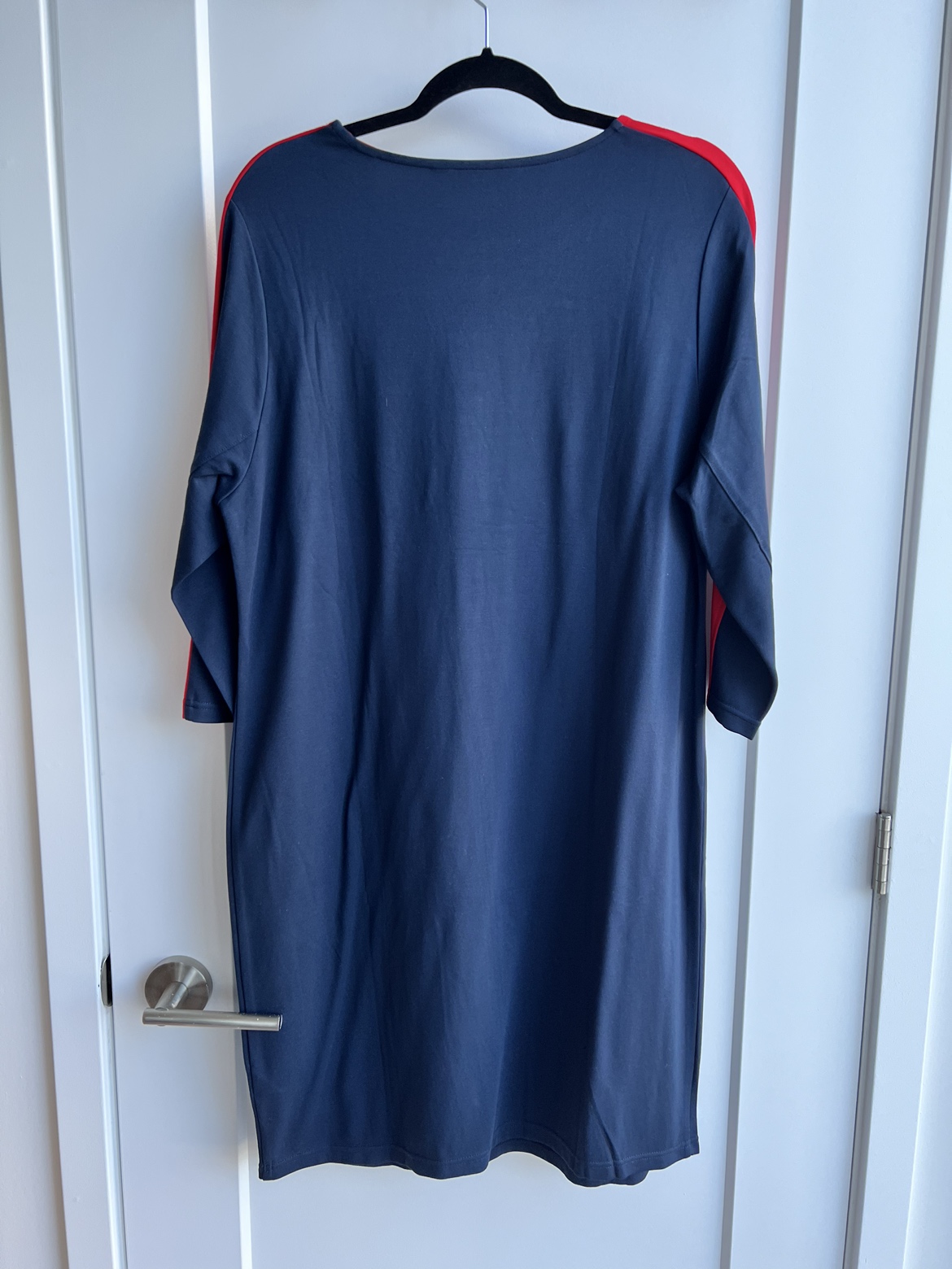 Navy and Red T-Shirt Dress image indicator(3)