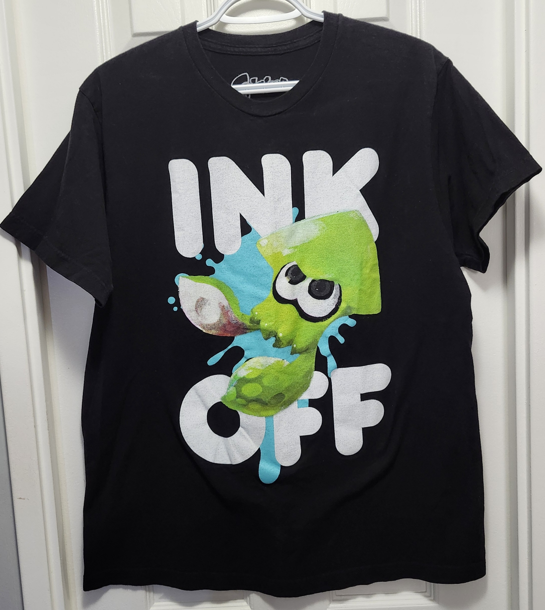 NINTENDO SPLATOON *INK OFF SQUID* GRAPIC T-SHIRT. #L image indicator(2)