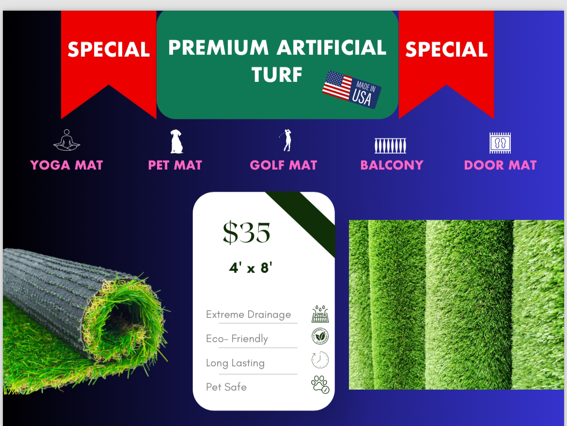 Artificial Turf 4’ x 8’ - photo 4