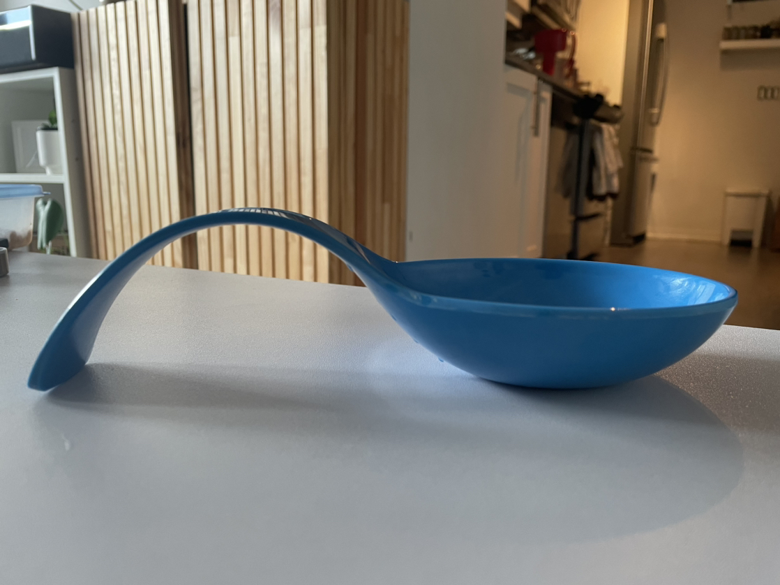 Blue spoon rest - photo 3