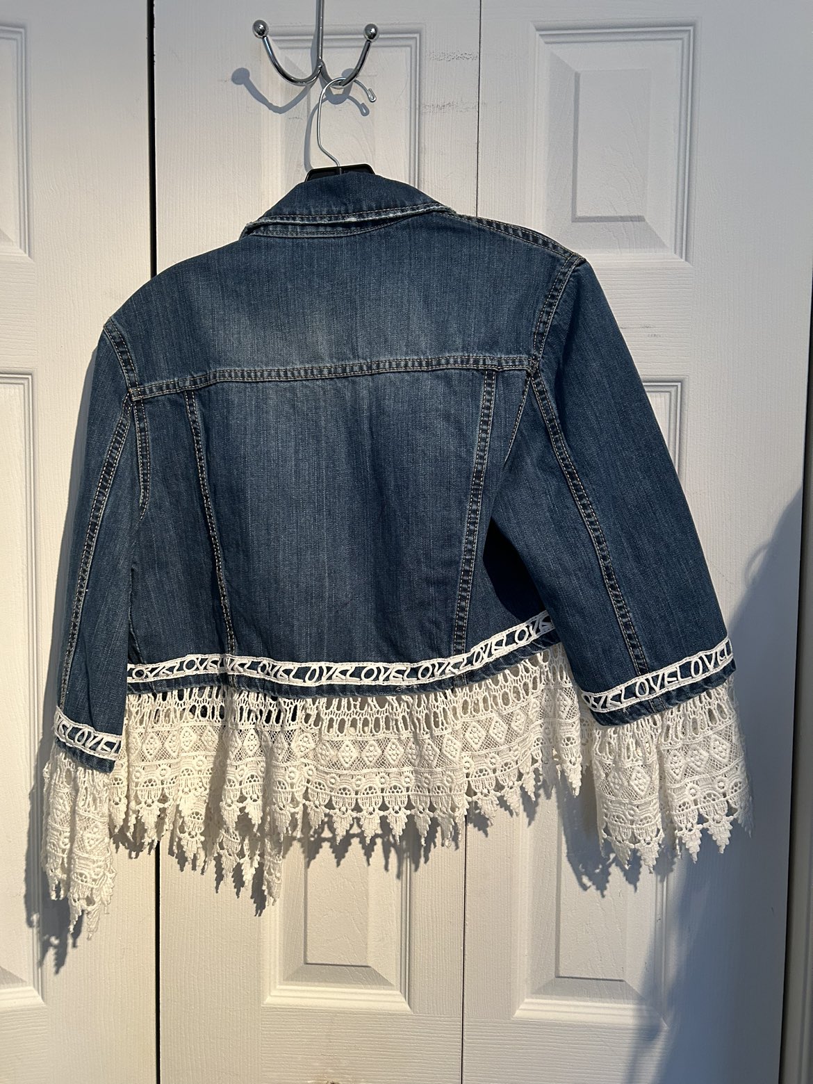 Jean jacket cropped , made in Italy image indicator(2)