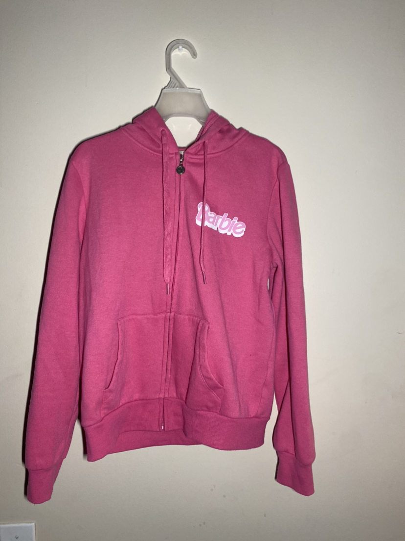 Barbie Vintage style adult small zip-up hoodie - photo 3