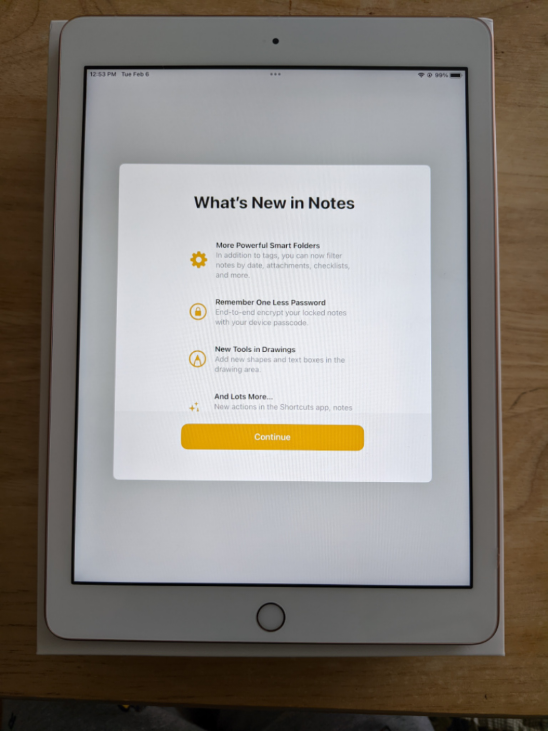 🏈iPad 6th generation Wifi 32GB Gold image indicator(2)