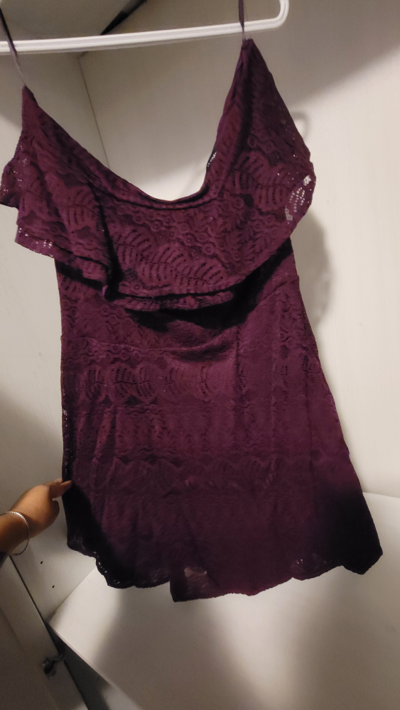 red wine colored dress
