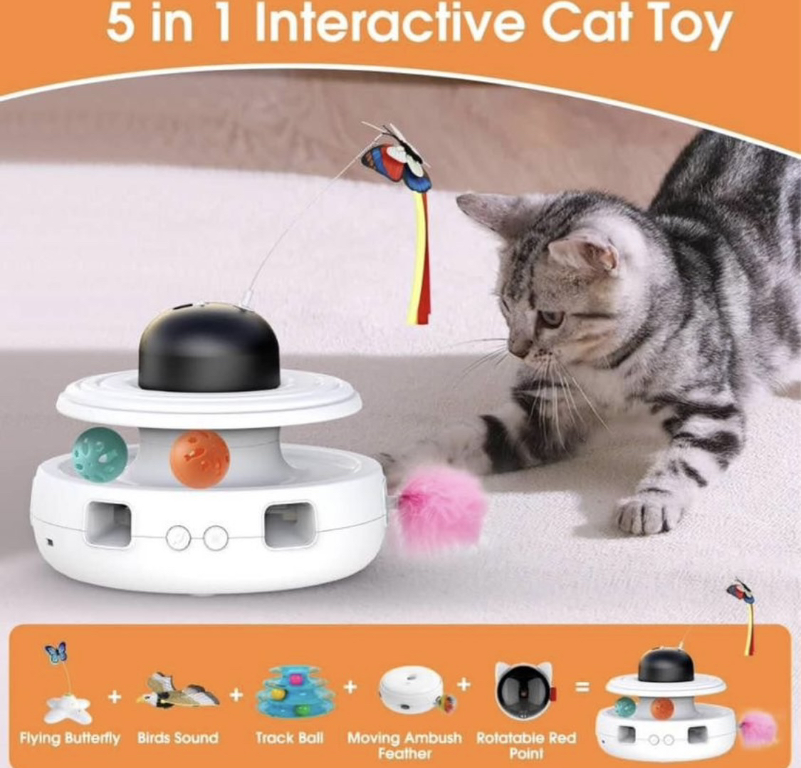 5 in 1 Cat Toys interactive for Indoor Cats - photo 4