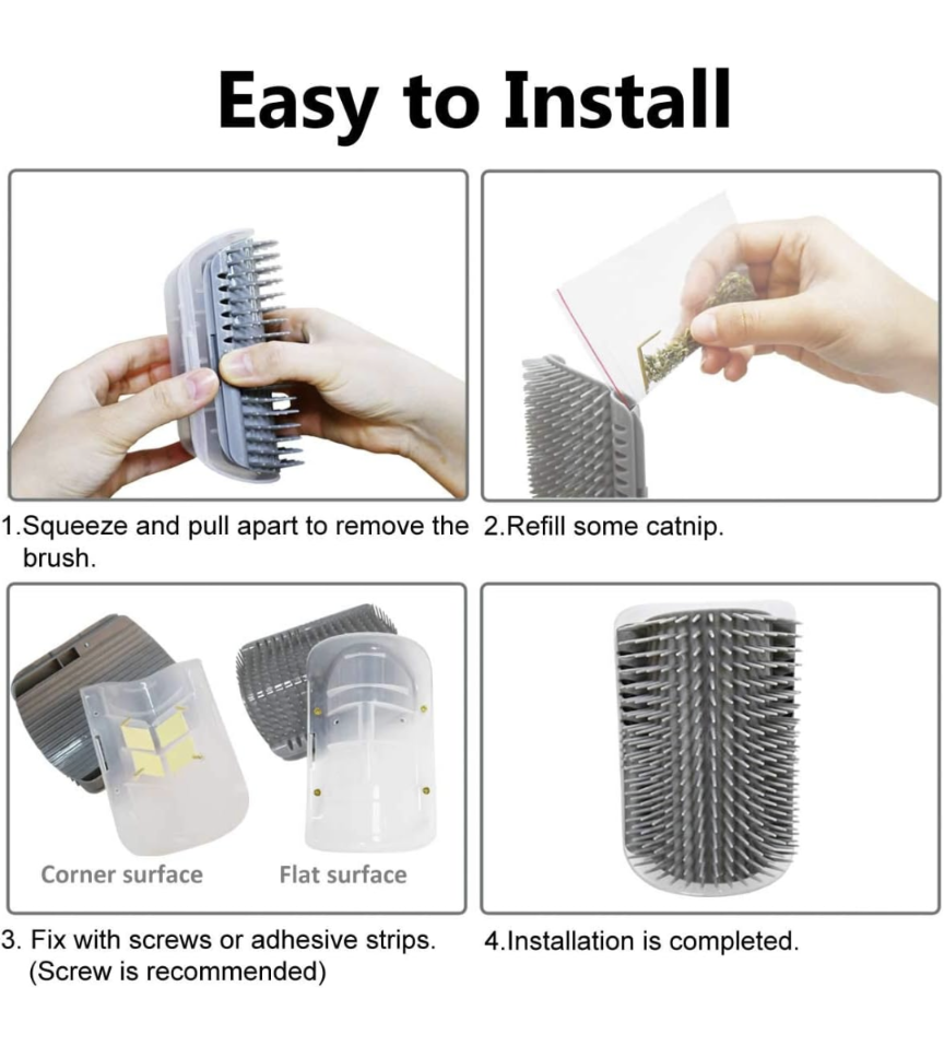 Attachable cat scratching brush #freecycle image indicator(4)