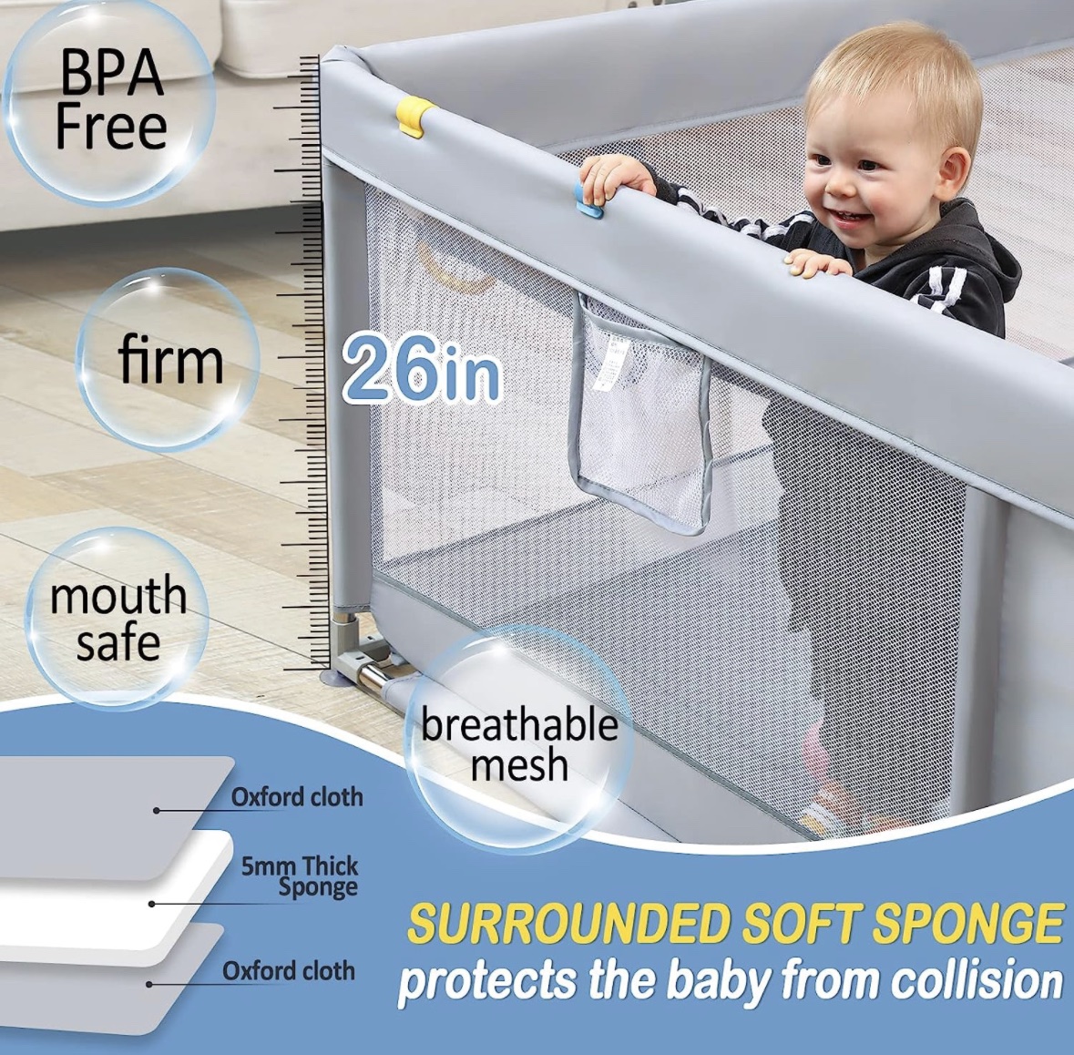 BNIB Baby Play Pen Activity Center - photo 2