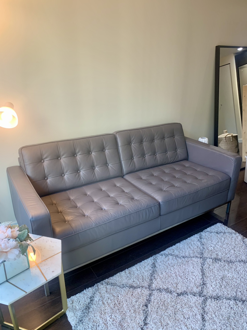 EQ3 Reverie Leather Sofa thumbnail