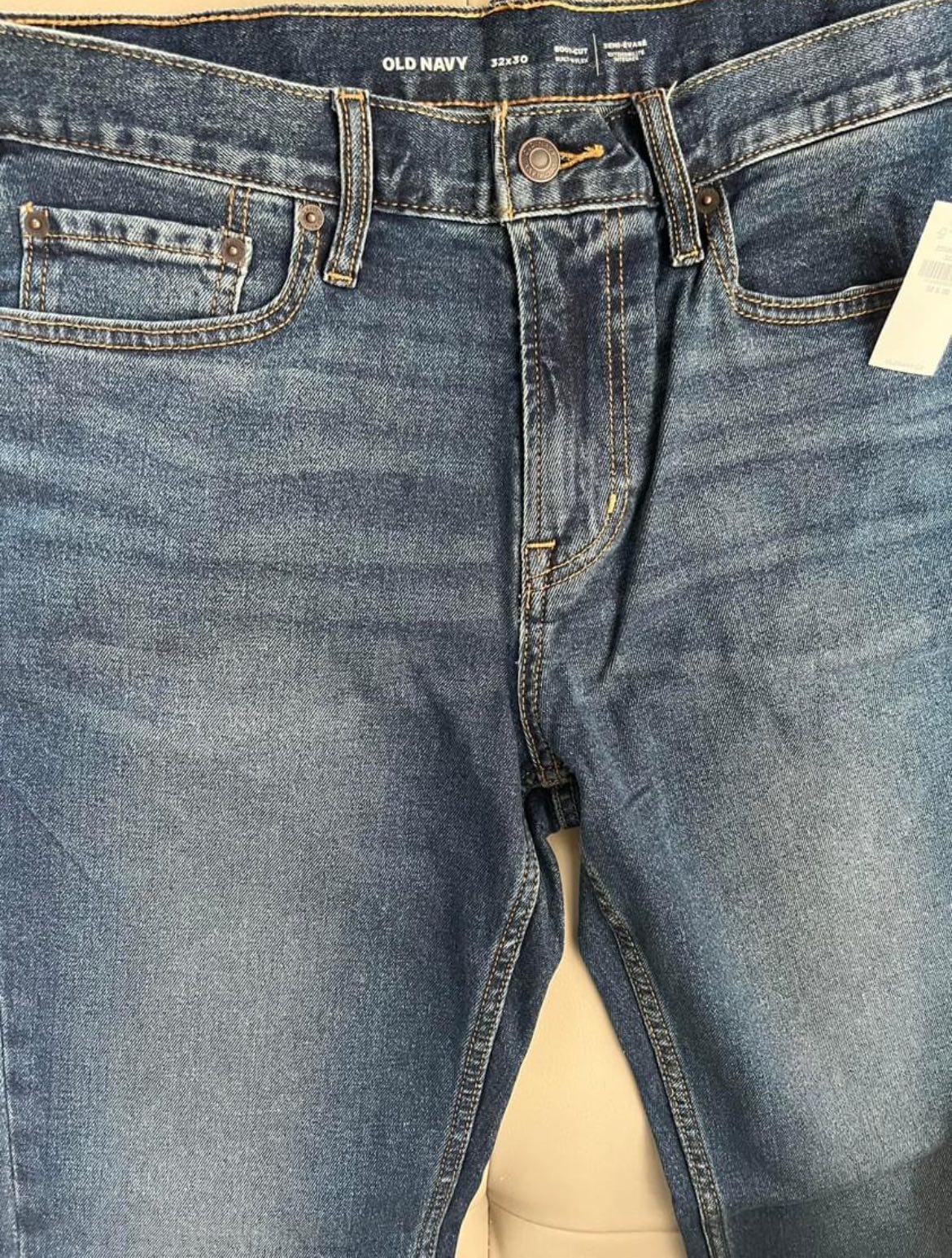 NEW with tag Mens boot cut denim jeans size 32X30 image indicator(4)